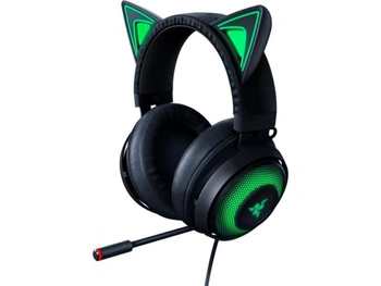 Herné slúchadlá RAZER Kraken Kitty Edition s USB, čierna - A