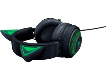 Herné slúchadlá RAZER Kraken Kitty Edition s USB, čierna - A