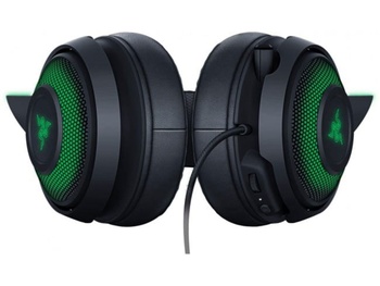 Herné slúchadlá RAZER Kraken Kitty Edition s USB, čierna - A