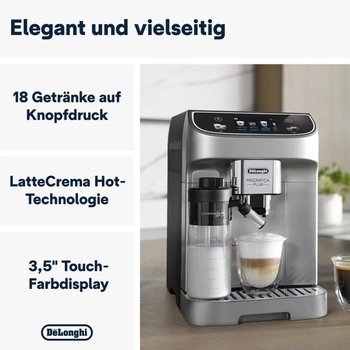 De’Longhi Magnifica Plus - Perfetto plne automatický kávovar s napeňovačom mlieka LatteCrema, 18