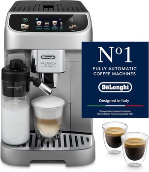 De’Longhi Magnifica Plus - Perfetto plne automatický kávovar s napeňovačom mlieka LatteCrema, 18