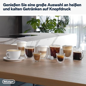 De’Longhi Magnifica Plus - Perfetto plně automatický kávovar s napěňovačem mléka LatteCrema, 18