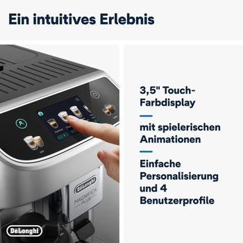 De’Longhi Magnifica Plus - Perfetto plne automatický kávovar s napeňovačom mlieka LatteCrema, 18