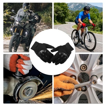 1 pár motocyklových rukavic, celoprstové motocyklové rukavice s dotykovou obrazovkou pro MTB,