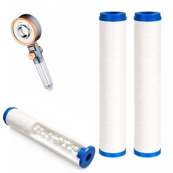 2 náhradné sprchové filtre | Filtre proti vodnému kameňu a chlóru | pre sprchové hlavice s filtrami