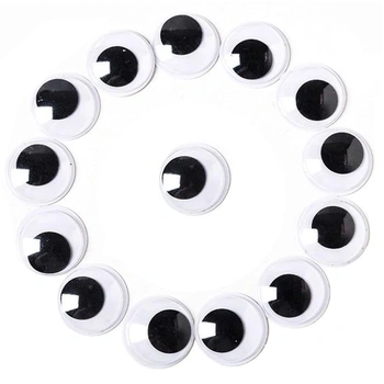 100 kusov samolepiacich očí Googly, veľké 30mm samolepiace…