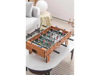 Mini stolný futbal UY10044BN, 69 x 60 x 24 cm, hnedý - B