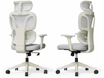 Ergonomická kancelárska stolička BS5, sivá - B