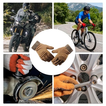 1 pár motocyklových rukavíc, celoprstové motocyklové rukavice s dotykovou obrazovkou pre horskú