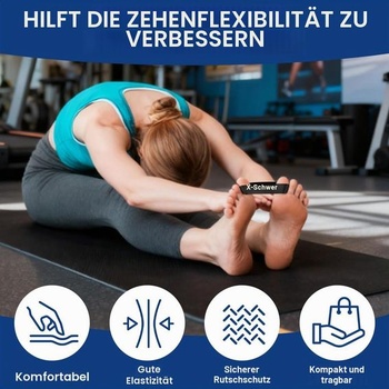 Tréningový pás na rozťahovanie prstov na Hallux Valgus, 5 kusov, korekcia Hallux Valgus, tréningový pás