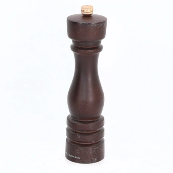Mlynček na soľ Cole & Mason drevo 22 cm, keramický