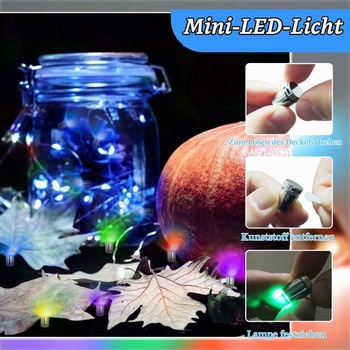 Mini LED světla, 20 kusů mikro LED světel, osvětlení domečku pro panenky (barevné světlo)