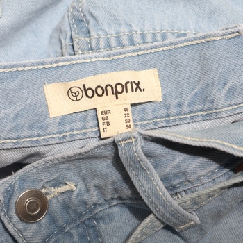 Dámske džínsy Bonprix modré veľ. 48