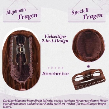 BARSDAR 63cm volný vlnitý culík