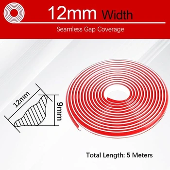 AUYAO Flexibilné dekoratívne samolepiace stropné lišty, trojuholníkové stropné pásky TPE 5M (19*13mm)