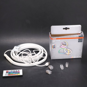 LED pásek Osram NEON FLEX 2M, bílý, 4,7W, 45lm, RGB regulace barev, homogenní rozložení světla, USB