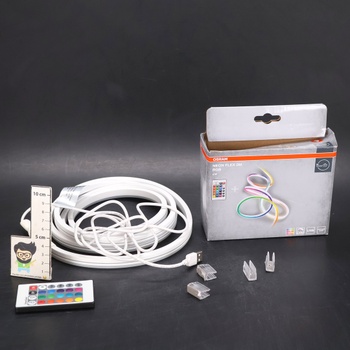 LED pásik Osram NEON FLEX 2M, biely, 4,7 W, 45lm, RGB regulácia farieb, homogénne rozloženie svetla, USB
