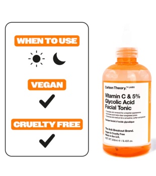 Pleťové tonikum Carbon theory s vitamínom C