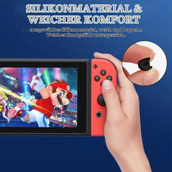Krytky joysticku kompatibilní s Nintendo Switch, 12 ks úchytů na palec kompatibilních s Nintendo