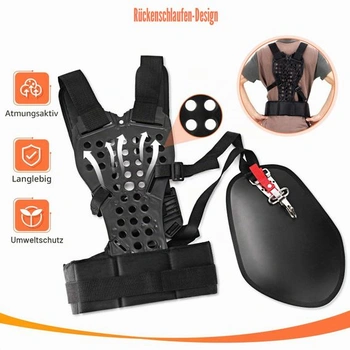 Dvojitý ramenný popruh Viabrico pre krovinorez/kosačku, ramenný popruh pre krovinorez/kosačku Stihl