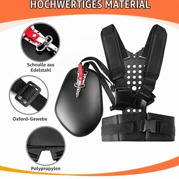 Dvojitý ramenný popruh Viabrico pre krovinorez/kosačku, ramenný popruh pre krovinorez/kosačku Stihl