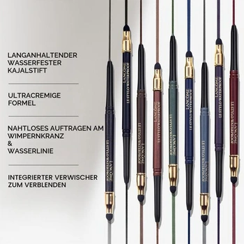 Lancôme Le Stylo Waterproof, voděodolná oční linka 2 v 1, 1,2 g, odstín 02 Noir Intense