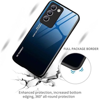 Púzdro YUECXIN pre telefón Vivo V40 SE 5G, ultratenké tvrdené sklo s prechodovými farbami + mäkké