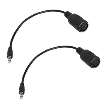 Adaptér MIDI typu A na 3,5 mm jack, 2 ks, 15 cm