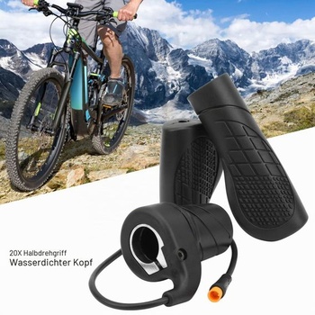 Voděodolná rukojeť plynu Yosoo Health Gear pro elektrická kola, univerzální ovladač s poloviční