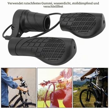 Vodeodolná rukoväť plynu Yosoo Health Gear pre elektrické kolesá, univerzálny ovládač s polovičnou