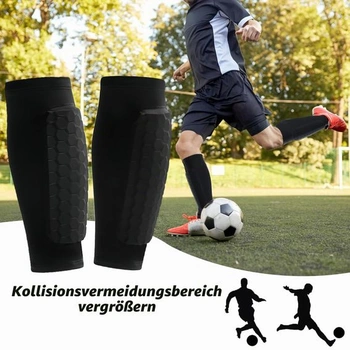 1 pár detských futbalových chráničov holení, priedušné a nárazuvzdorné chrániče holení pre chlapcov a