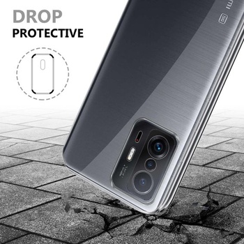 Puzdro na telefón pre Xiaomi 13 Pro 5G, priehľadné silikónové puzdro so vstavanou ochranou