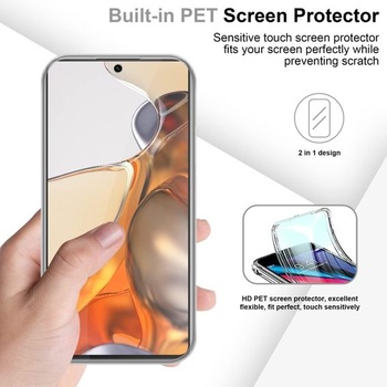 Puzdro na telefón pre Xiaomi 13 Pro 5G, priehľadné silikónové puzdro so vstavanou ochranou