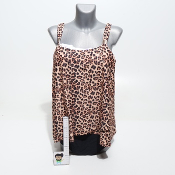 Dámske plavky RXRXCOCO leopard XL
