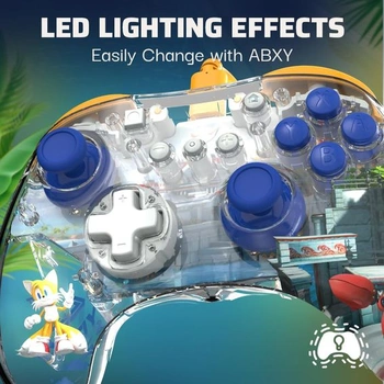 PDP REALMz Drátový LED Podsvícený Pro Controller: Ocásky pro Nintendo Switch a Nintendo Switch -