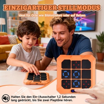 Hra Piškvorky Bolt, Elektronické Piškvorky, 6v1 Dobíjacia Elektronická Hra Piškvorky s Funkciám