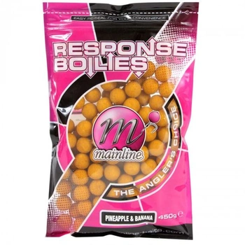 MAINLINE Trvanlivost Boilies Losos a Krevety 15 mm 450 gr.
