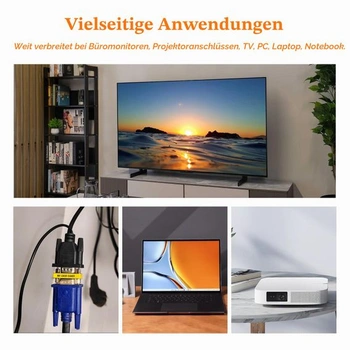 2 kusy přepínačů VGA 15pinový konektor (samice-samice), HD15 mini přepínač, pro monitory