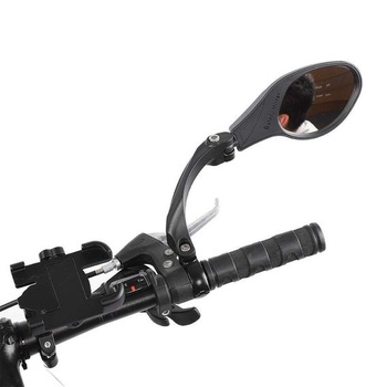360° nastavitelné zpětné zrcátko na kolo, nerezová ocel, 22,2 mm, pro silniční kola