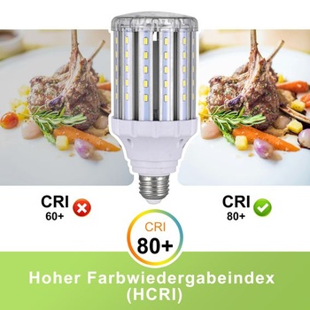 25W E27 LED žiarovka s teplým bielym svetlom, úsporná žiarovka, 6000K, ekvivalent 130W halogénové