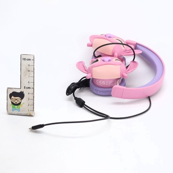 Lexibook, Disney Stitch, Skladacie drôtové stereo slúchadlá s obmedzovačom hlasitosti Angel od Disney