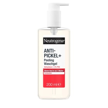 Neutrogena Anti-Blemish+ exfoliačný čistiaci gél, 200 ml (1 balenie)
