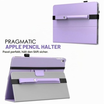 Kožené puzdro na peračník Moko pre Apple Pencil, fialové