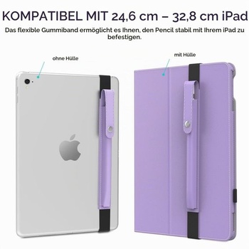 Kožené puzdro na peračník Moko pre Apple Pencil, fialové