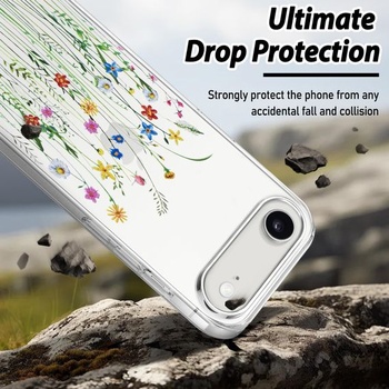 Průhledný kryt na telefon kompatibilní s iPhone 17 Air 6,5 palce 2025, ultratenký silikonový TPU
