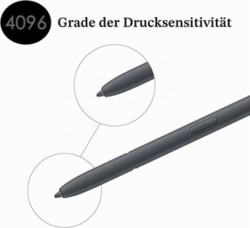 Náhradní pero S26 Ultra pro Samsung Galaxy S26 Ultra S Pen (EJ-PS948BSEGCN) stříbrná stínovaná
