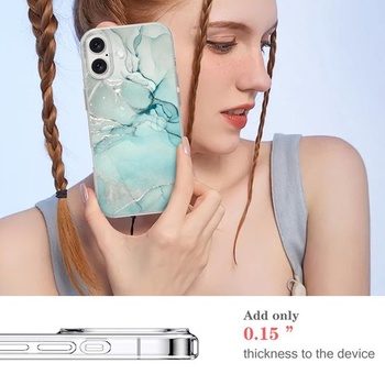 Elegantní pouzdro na telefon kompatibilní s iPhone 17 6,3 palce 5G 2025, ultratenké silikonové TPU