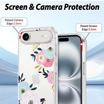 Průhledný kryt na telefon kompatibilní s iPhone 17 Air 6,5 palce 2025, ultratenký silikonový