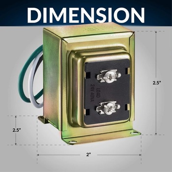 Newhouse Hardware 40TR 24 V 40 VA kabelový transformátor pro zvonek pro napájení více chytrých