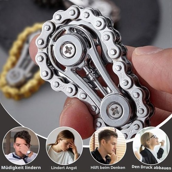 3dielna kovová reťazová prevodová reťaz Fidget Spinner
